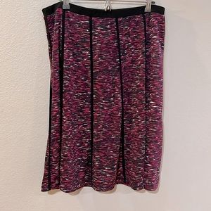 New York Clothing Co. A-Line midi-skirt; size large